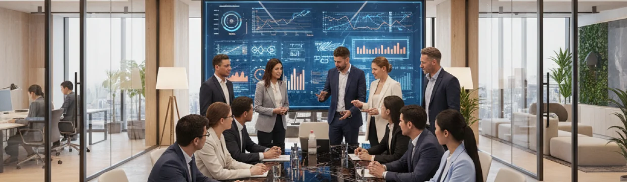 Professionals reviewing examination performance data