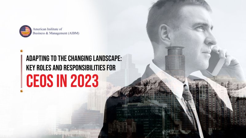 Adapting to the Changing Landscape: Key Roles and Responsibilities for CEOs in 2023